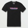 Mens Accessories * | Volcom Reliable Quality Holograph Short Sleeve Tee Black