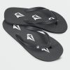 Mens Accessories * | Volcom Top Sell Rocker 2 Sandals Stoney Black