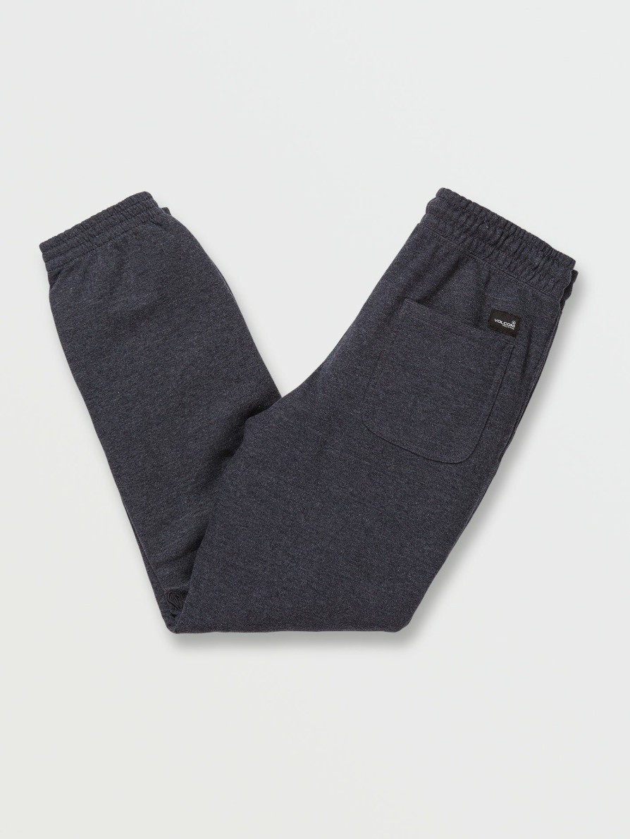 Kids * | Volcom Latest Big Boys True To This Fleece Pants Navy Heather