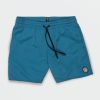 Core Surf * | Volcom Gift Selection Big Boys Lido Solid Trunks Aged Indigo