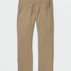 Core Outdoor * | Volcom New Frickin Modern Stretch Pants Khaki