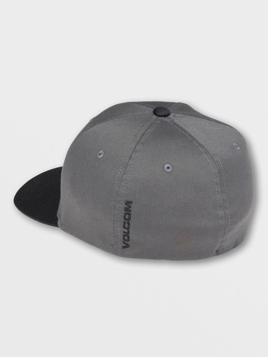 Core Outdoor * | Volcom Latest Full Stone Flexfit Hat Asphalt Black