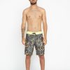 Mens Clothing * | Volcom Limited Edition Mashed Stoney Trunks Dusk Grey