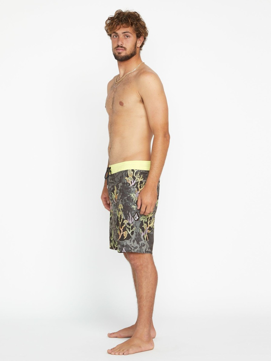 Mens Clothing * | Volcom Limited Edition Mashed Stoney Trunks Dusk Grey