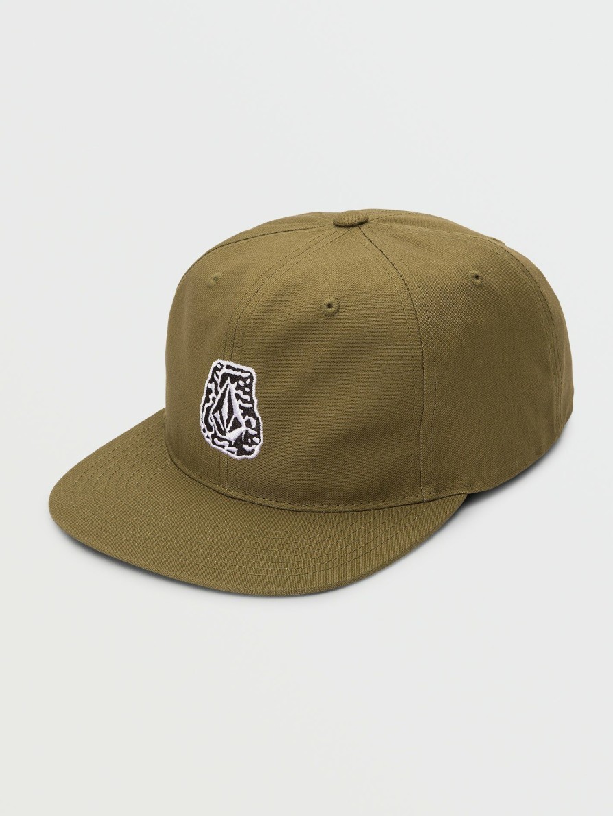 Mens Accessories * | Volcom Tendy Style Stoney Stone Adjustable Hat Old Mill