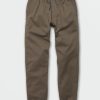 Kids * | Volcom Gift Selection Big Boys Frickin Slim Elastic Waist Joggers Mushroom