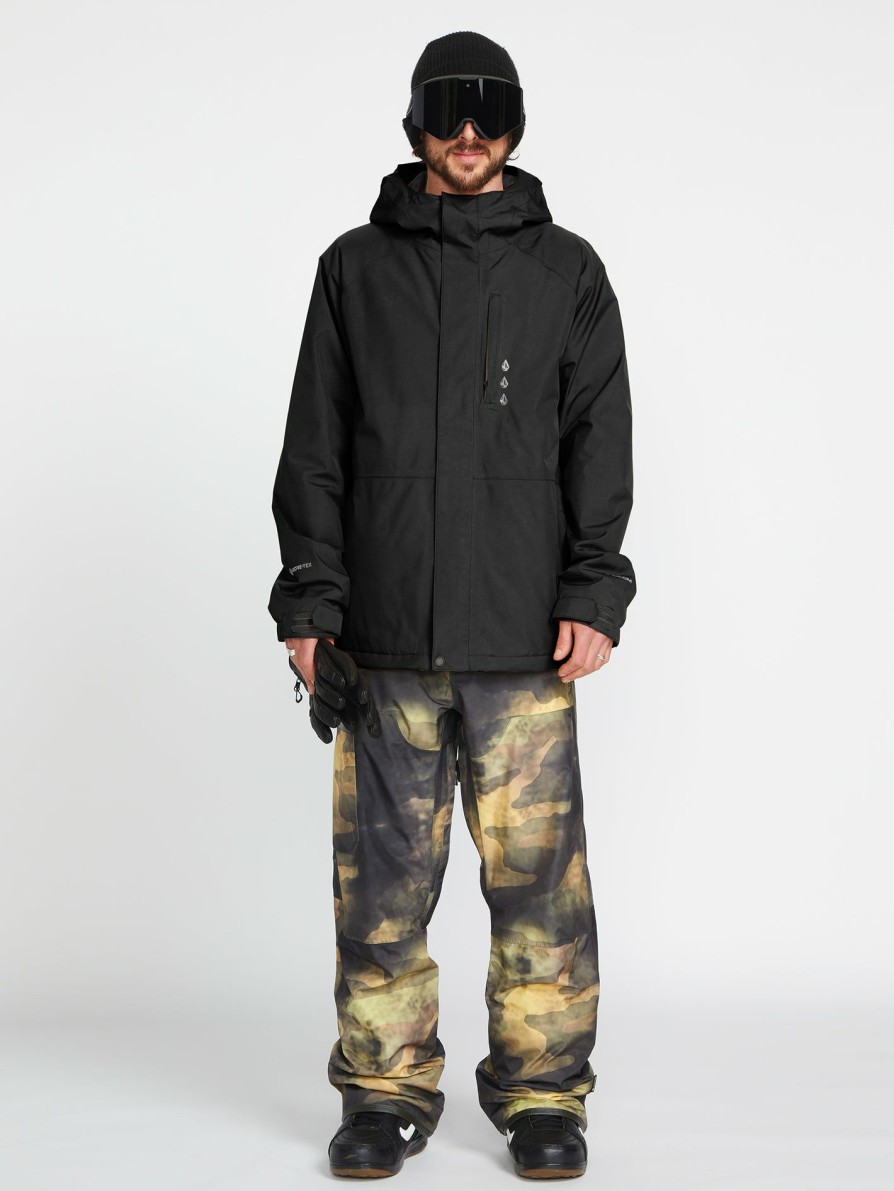 Core Snow * | Volcom Gift Selection Mens Dua Gore-Tex Jacket Black