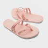 Kids * | Volcom Discount Store Girls Easy Breezy Big Youth Sandals Melon