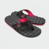 Mens Accessories * | Volcom Reliable Quality Recliner Sandals Ribbon Red