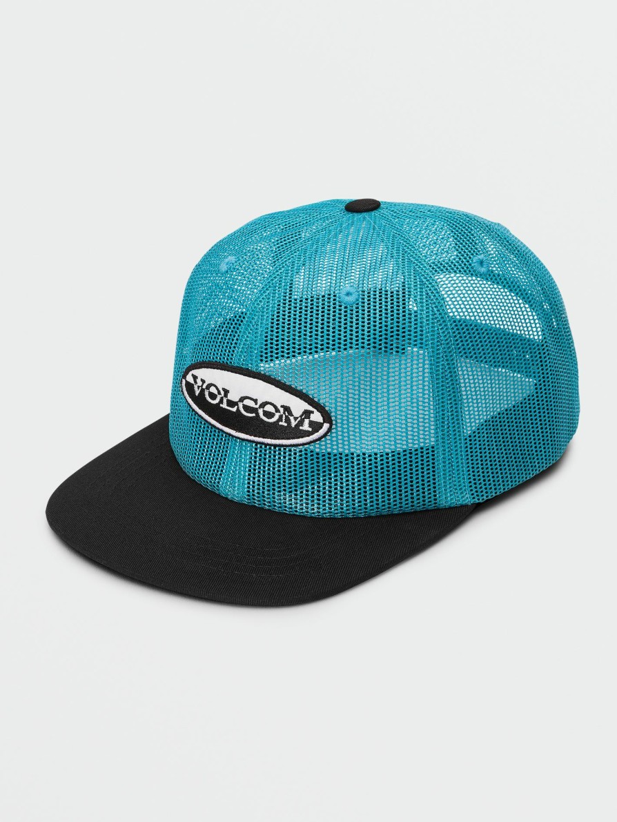 Kids * | Volcom Cheaper Meshington Trucker Hat Temple Teal