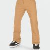 Core Snow * | Volcom Latest Mens 5-Pocket Tight Pants Caramel