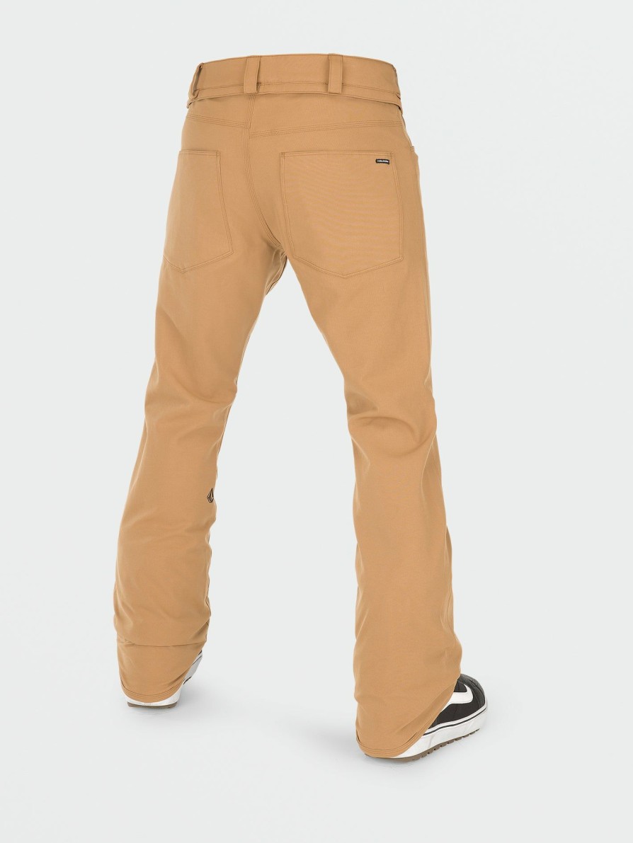 Core Snow * | Volcom Latest Mens 5-Pocket Tight Pants Caramel