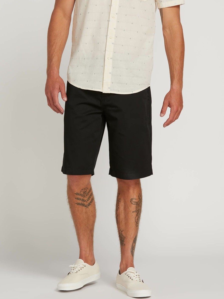 Core Outdoor * | Volcom Best-Selling Frickin Chino Shorts Black