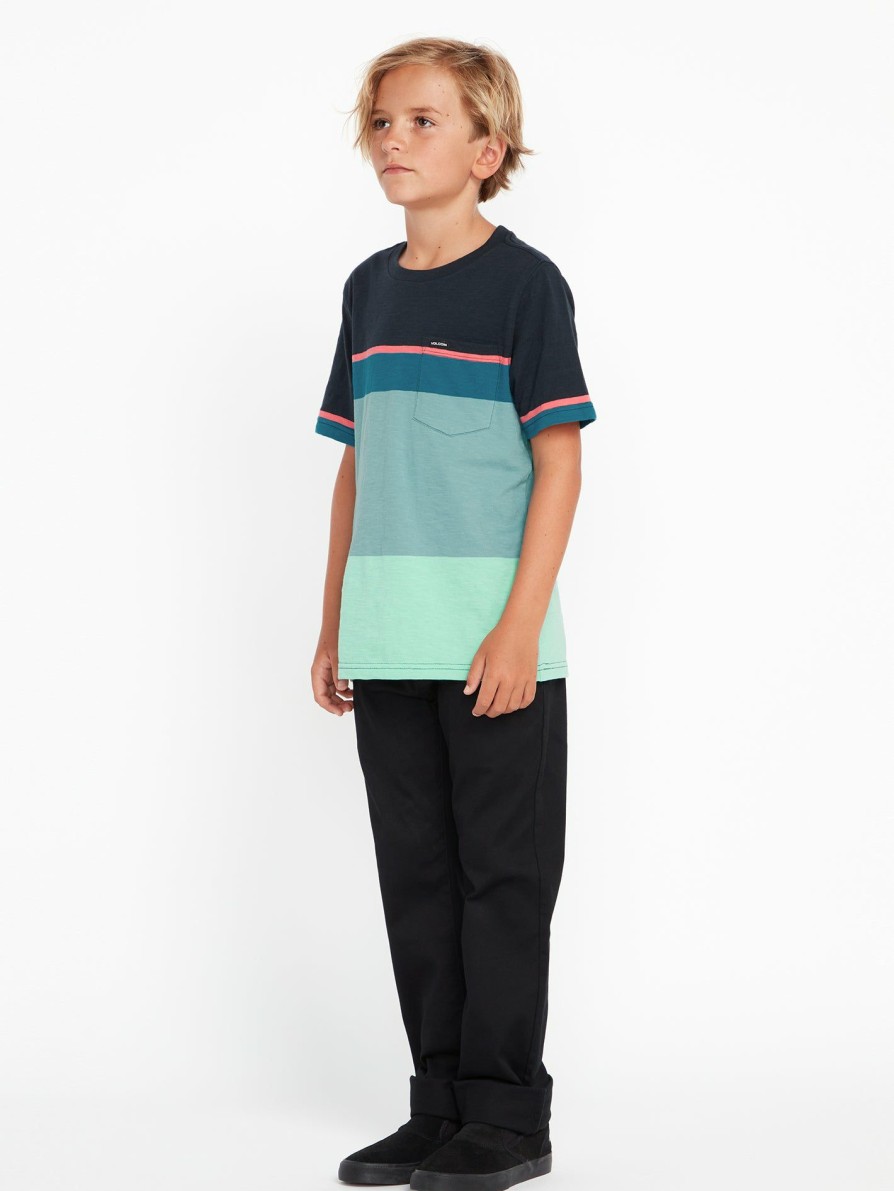 Kids * | Volcom Discount Online Little Boys Frickin Modern Stretch Pants Black