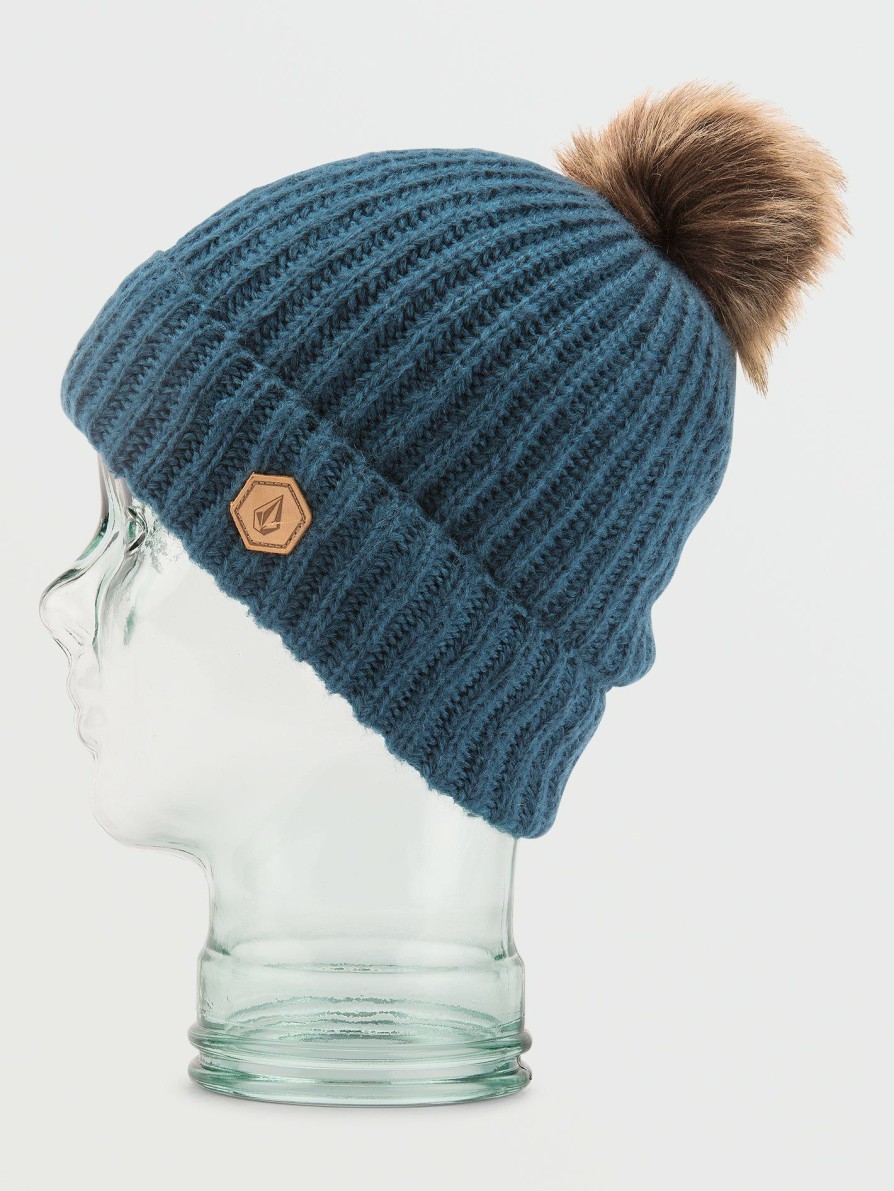 Core Snow * | Volcom Wholesale Lula Beanie Storm Blue