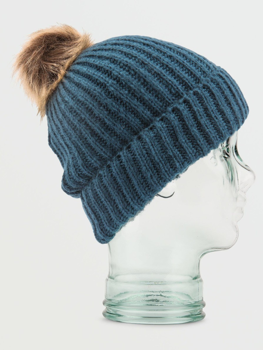 Core Snow * | Volcom Wholesale Lula Beanie Storm Blue