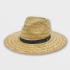 Womens Accessories * | Volcom Gift Selection Throw Shade Straw Hat Natural