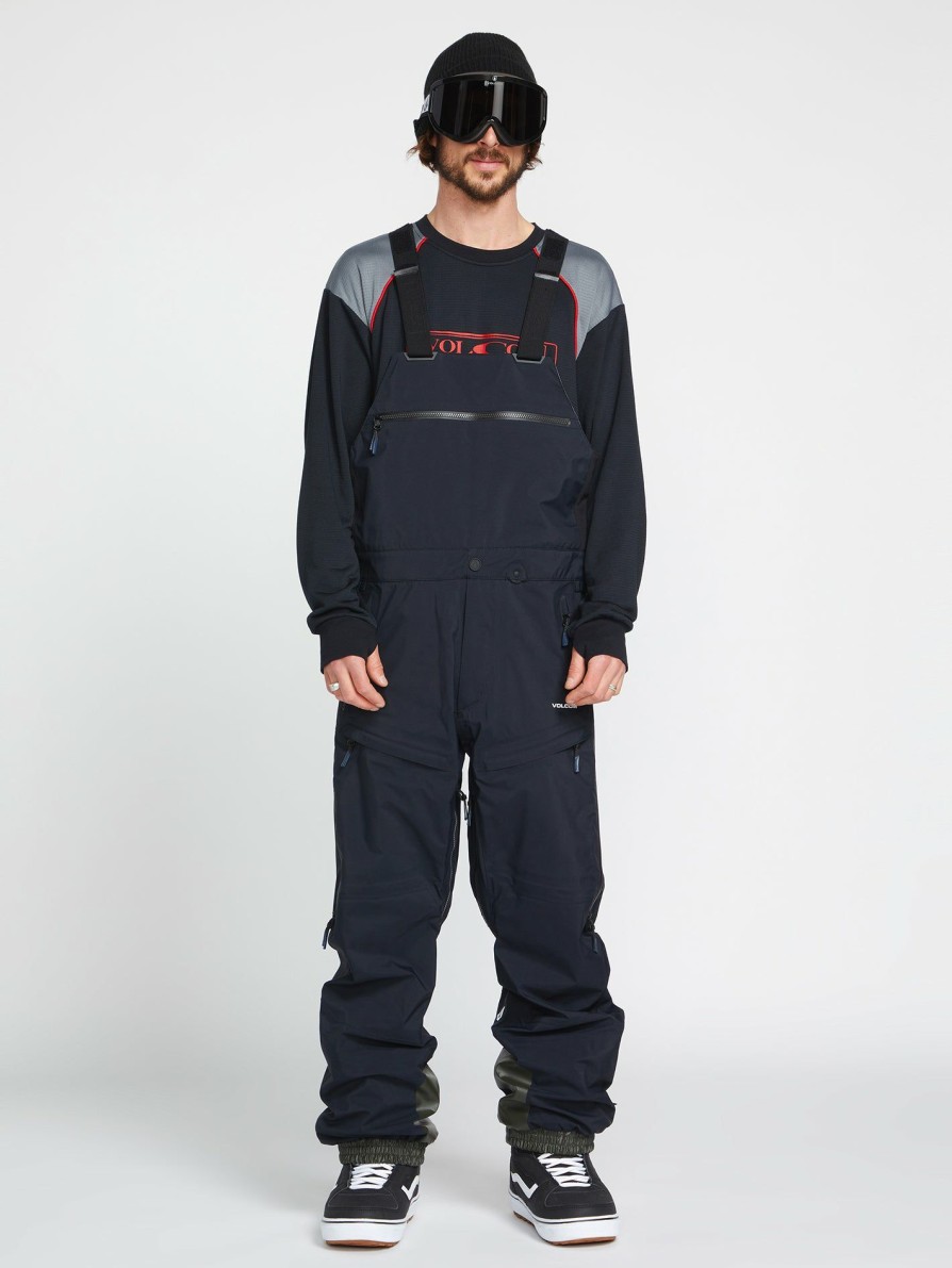 Core Snow * | Volcom Wholesale Mens 3L Gore-Tex Bib Overhauler Black