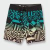 Core Surf * | Volcom Limited Edition Little Boys Ringer Mod-Tech Trunks Black