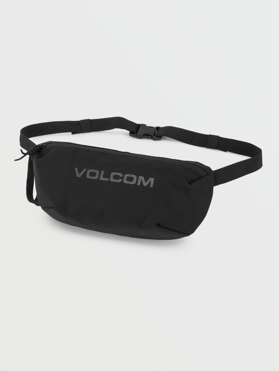 Mens Accessories * | Best-Selling Volcom Mini Waist Pack Black On Black