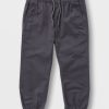 Kids * | Volcom Quality Guarantee Little Boys Frickin Slim Jogger Pants Charcoal