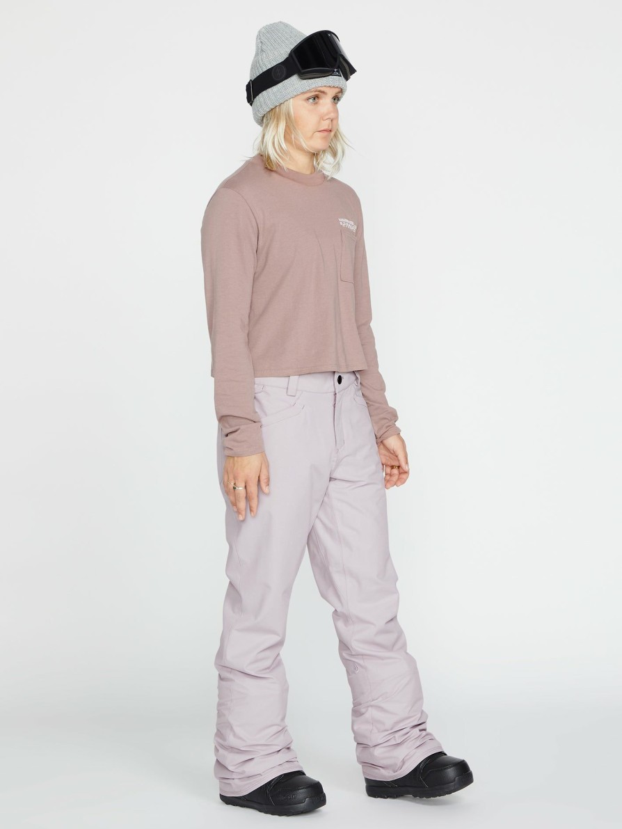 Core Snow * | Volcom Gift Selection Womens Hallen Pants Amethyst Smoke