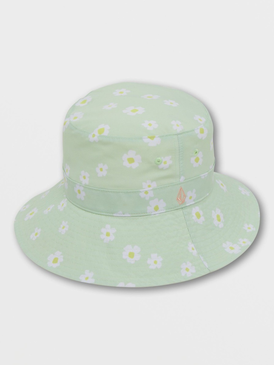 Womens Accessories * | Volcom Limited Edition Circle Back Bucket Hat Sage