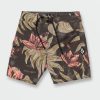 Core Surf * | Volcom Discount Online Little Boys Polydactal Mod-Tech Trunks Rinsed Black