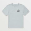 Kids * | Volcom Top Sell Little Boys Stone Trippin Short Sleeve Tee Celestial Blue