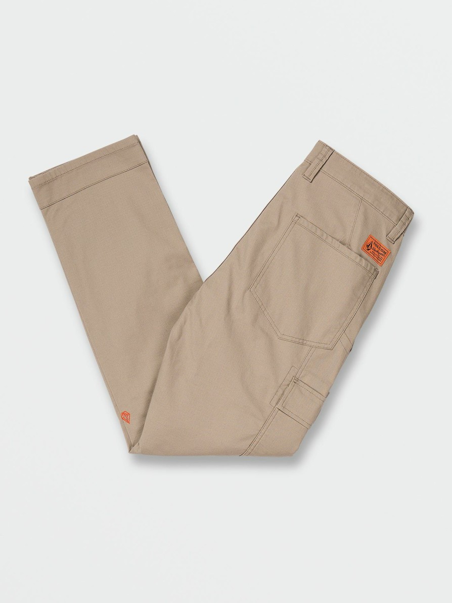 Mens Accessories * | Excellent Quality Volcom Workwear Meter Light Work Pants Brindle