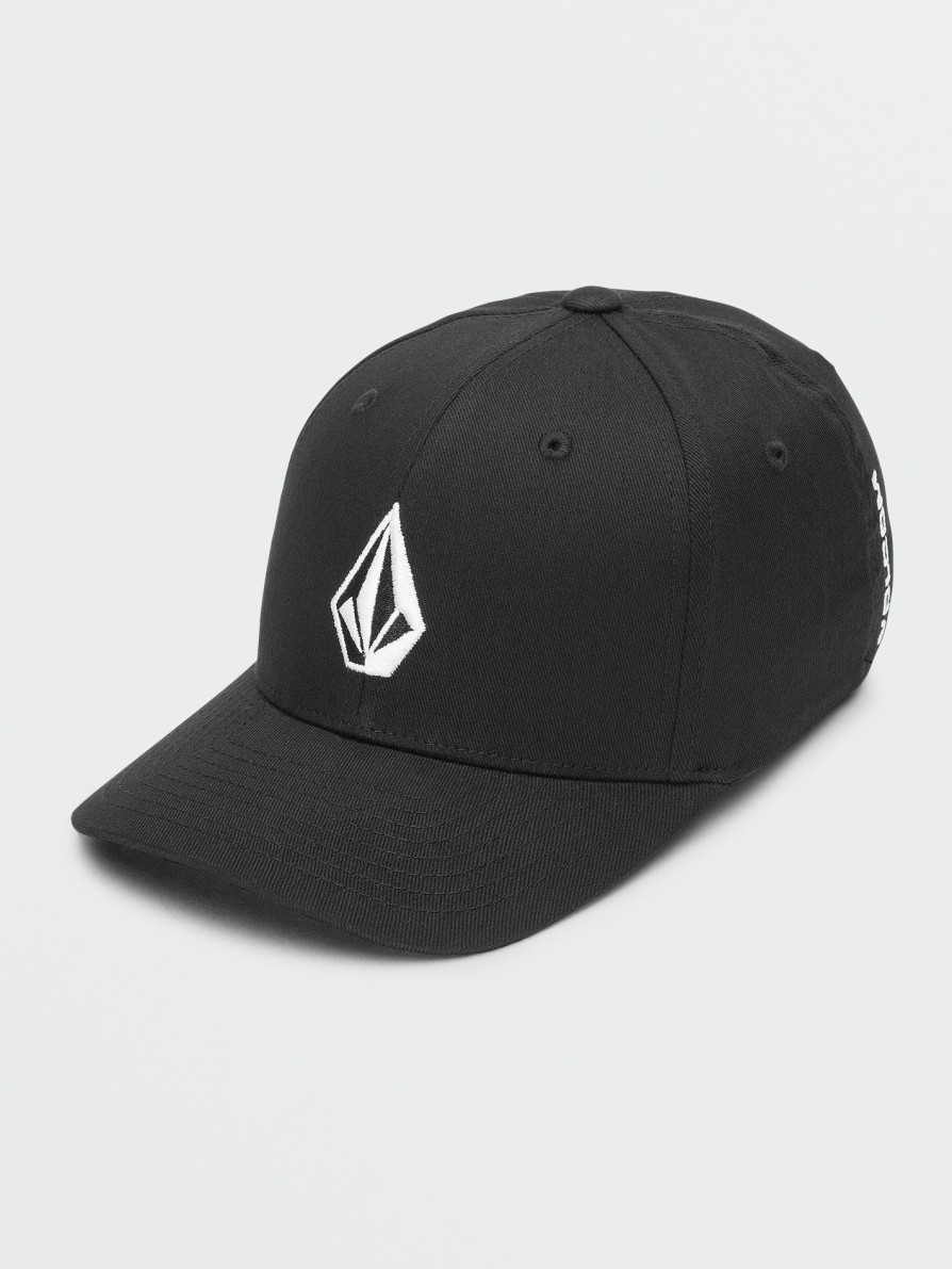 Kids * | Volcom Limited Edition Boys Full Stone Flexfit Hat Black