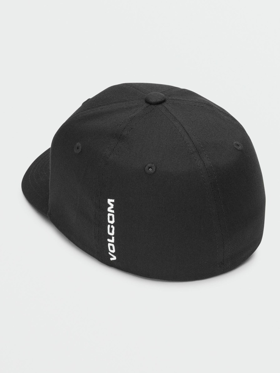 Kids * | Volcom Limited Edition Boys Full Stone Flexfit Hat Black