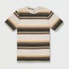 Mens Accessories * | Volcom Unique Bandstone Crew Short Sleeve Shirt Bone