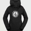 Core Snow * | Volcom Limited Edition Womens Spring Shred Hoody Black