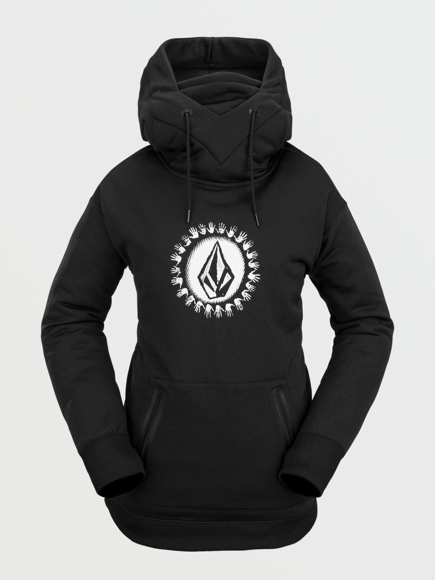 Core Snow * | Volcom Limited Edition Womens Spring Shred Hoody Black