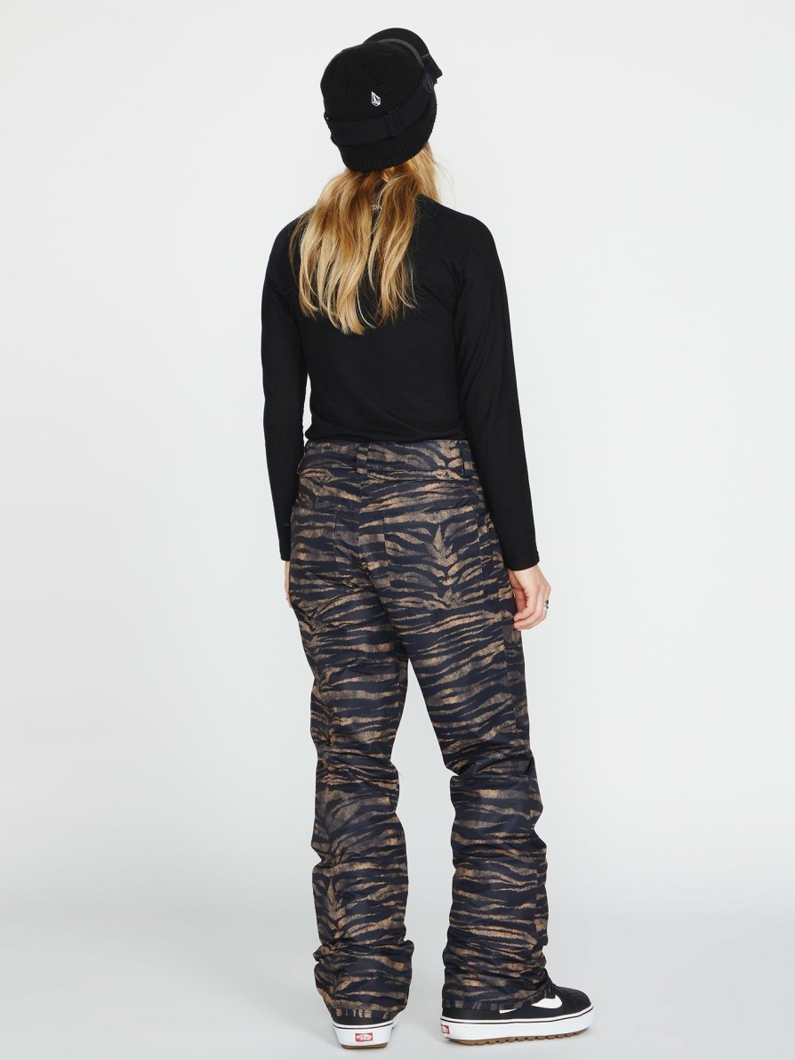 Core Snow * | Volcom Exclusive Womens Hallen Pants Tiger Print