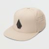 Mens Accessories * | Volcom Latest Stone Tech Snapback Hat Almond