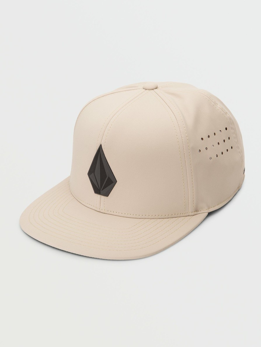 Mens Accessories * | Volcom Latest Stone Tech Snapback Hat Almond