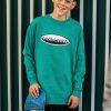 Kids * | Volcom Limited Edition Big Boys Ovoid Long Sleeve Tee Synergy Green