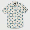 Mens Accessories * | Volcom Reliable Quality Grit Mandala Short Sleeve Shirt Whitecap Grey