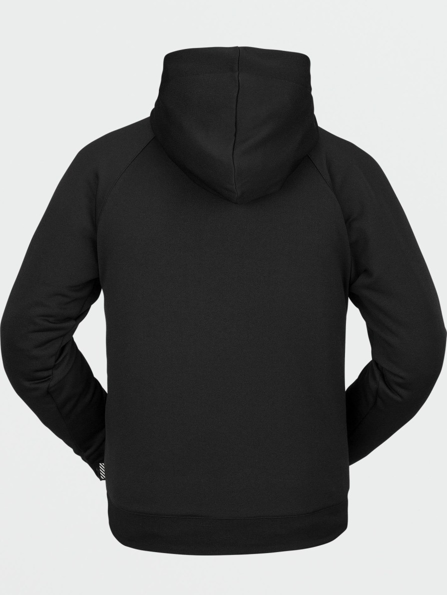 Core Snow * | Volcom New Mens Hydro Riding Hoodie Black