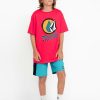 Kids * | Volcom Top Sell Big Boys Introspex Short Sleeve Tee Shirt Ribbon Red