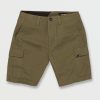 Mens Accessories * | Volcom Latest March Cargo Short Military