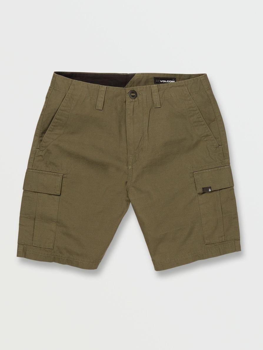 Mens Accessories * | Volcom Latest March Cargo Short Military