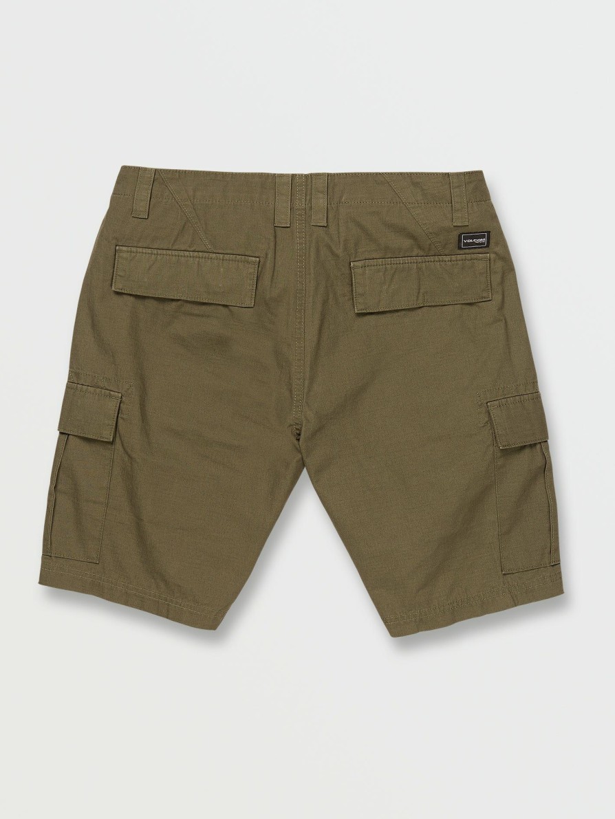 Mens Accessories * | Volcom Latest March Cargo Short Military