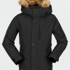 Kids * | Volcom Discount Online Kids So Minty Insulated Jacket Black