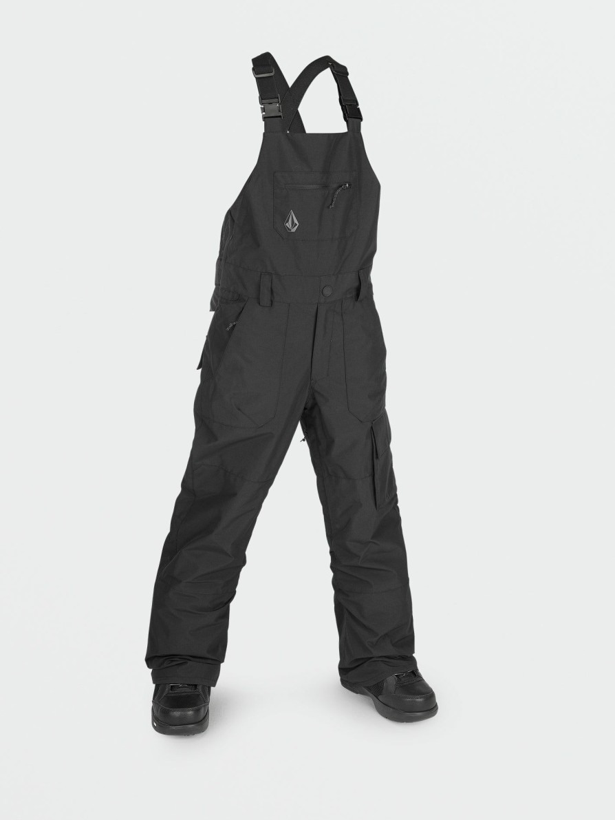 Core Snow * | Volcom Tendy Style Kids Barkley Insulated Bib Overall Black