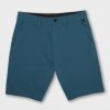 Core Outdoor * | Volcom Discount Store Frickin Cross Shred Shorts Cruzer Blue