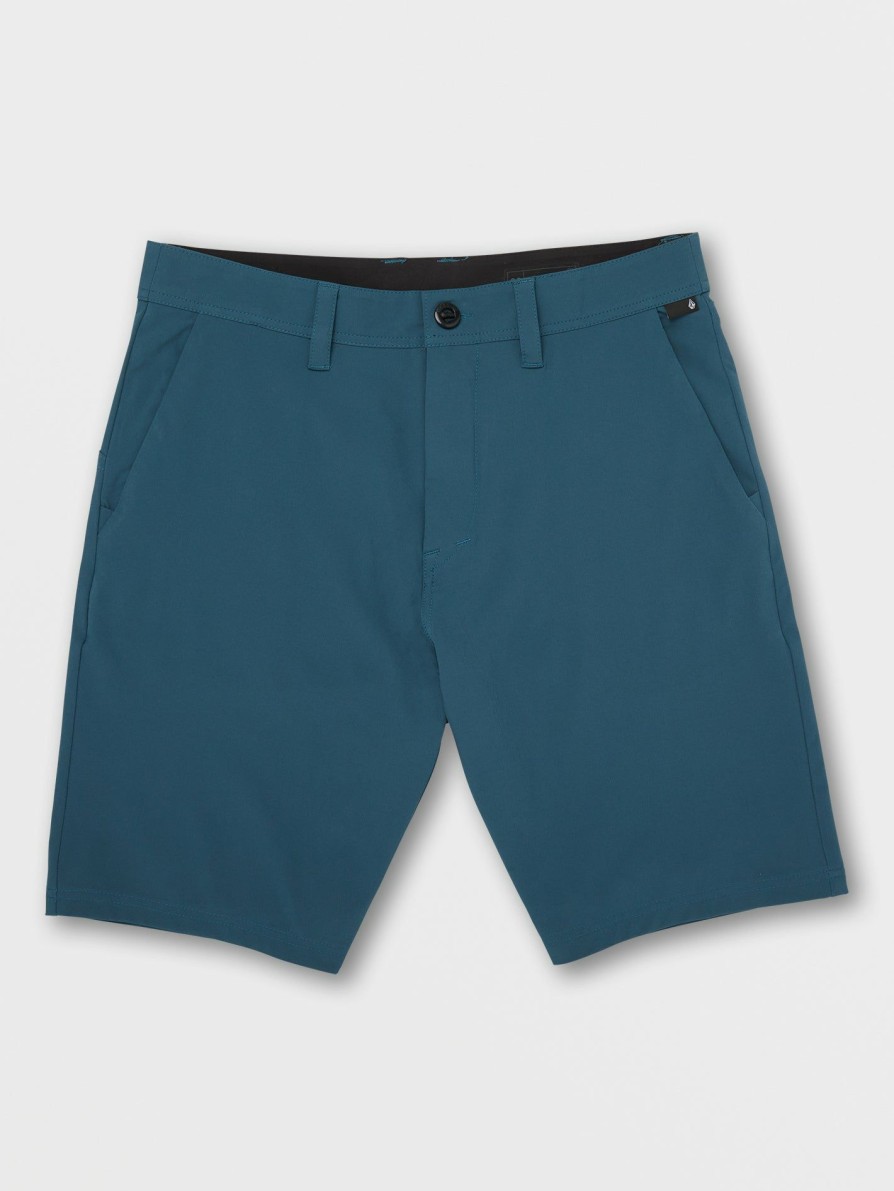 Core Outdoor * | Volcom Discount Store Frickin Cross Shred Shorts Cruzer Blue