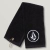 Kids * | Top Sell Volcom Sport Towel Black